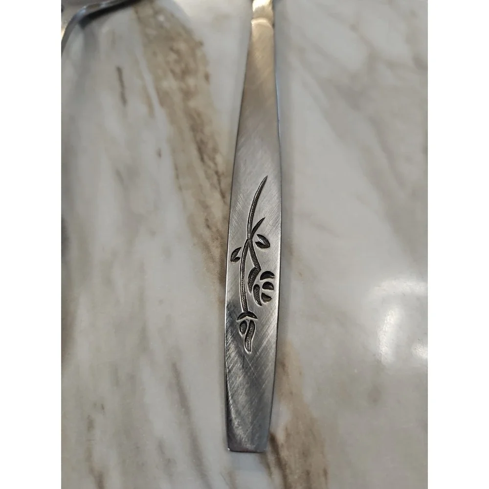 Vtg Rebacraft Stainless Japan Soup Ladel, Butter Knife, Serving Fork Replacement